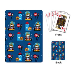 Racing-car-printing-set-cartoon-vector-pattern Playing Cards Single Design (rectangle) by uniart180623