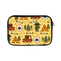 Seamless-pattern-funny-ranger-cartoon Apple Ipad Mini Zipper Cases by uniart180623