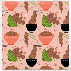 Japanese Street Food  Soba Noodle In Bowls Canvas 12  X 12  by uniart180623