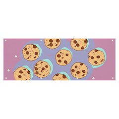 Cookies Chocolate Chips Chocolate Cookies Sweets Banner And Sign 8  X 3  by uniart180623