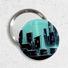 Buildings City Urban Destruction Background 2 25  Handbag Mirrors by uniart180623