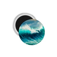 Waves Ocean Sea Tsunami Nautical Painting 1 75  Magnets by uniart180623