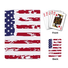 Flag Usa Unite Stated America Playing Cards Single Design (rectangle) by uniart180623