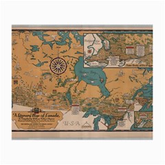 World Map Travel Pattern Architecture Small Glasses Cloth by uniart180623