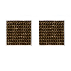 Brown Straw - Country Side Cufflinks (square) by ConteMonfrey