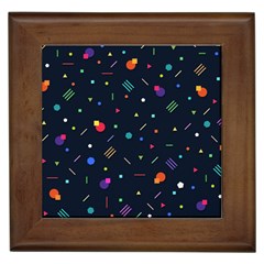 Abstract Minimalism Digital Art Abstract Framed Tile by uniart180623