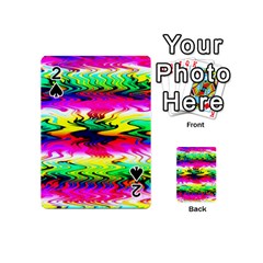 Waves Of Color Playing Cards 54 Designs (mini) by uniart180623