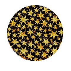 Shiny Glitter Stars Mini Round Pill Box (pack Of 3) by uniart180623