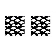 Bw Clouds Cufflinks (square) by ConteMonfrey