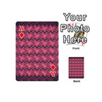 Background Pattern Structure Playing Cards 54 Designs (Mini) Front - DiamondA
