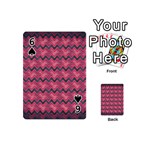 Background Pattern Structure Playing Cards 54 Designs (Mini) Front - Spade6