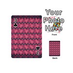 Background Pattern Structure Playing Cards 54 Designs (Mini) Front - Club3