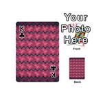 Background Pattern Structure Playing Cards 54 Designs (Mini) Front - ClubK