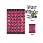 Background Pattern Structure Playing Cards 54 Designs (Mini) Front - Joker2