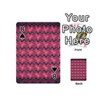 Background Pattern Structure Playing Cards 54 Designs (Mini) Front - Spade8