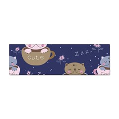 Cute Kittens Sleep Sweetly Mugs Sticker (bumper) by Simbadda