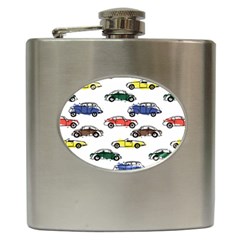 Cars Pattern Hip Flask (6 Oz) by Simbadda