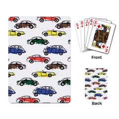 Cars Pattern Playing Cards Single Design (rectangle) by Simbadda