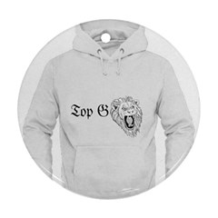 (2)dx Hoodie Ornament (round) by Alldesigners