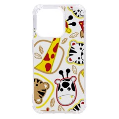 Vector Seamless Pattern Nice Animals Cartoon Iphone 14 Pro Tpu Uv Print Case by Simbadda