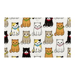 Cat-kitten-seamless-pattern Banner And Sign 5  X 3  by Simbadda