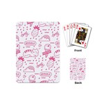 Cute-girly-seamless-pattern Playing Cards Single Design (Mini) Back