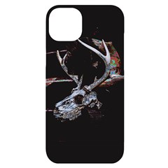 Deer Skull Iphone 14 Plus Black Uv Print Case by MonfreyCavalier