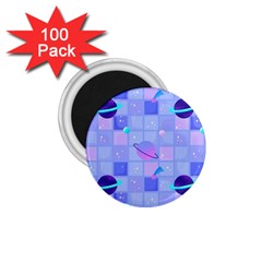 Seamless-pattern-pastel-galaxy-future 1 75  Magnets (100 Pack)  by Simbadda
