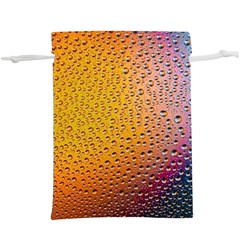 Rain Drop Abstract Design Lightweight Drawstring Pouch (xl) by Excel