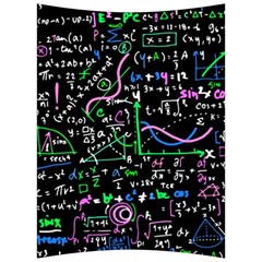 Math-linear-mathematics-education-circle-background Back Support Cushion by Simbadda