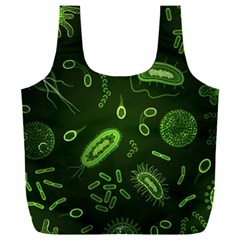 Bacteria-virus-seamless-pattern-inversion Full Print Recycle Bag (xxl) by Simbadda