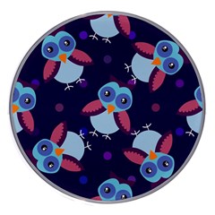 Owl-pattern-background Wireless Fast Charger(white) by Simbadda