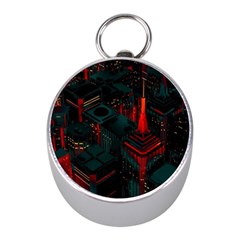 A Dark City Vector Mini Silver Compasses by Proyonanggan