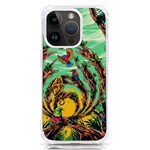 Monkey Tiger Bird Parrot Forest Jungle Style iPhone 14 Pro TPU UV Print Case Front
