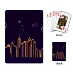 Skyscraper Town Urban Towers Playing Cards Single Design (Rectangle) Back