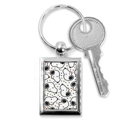 Dog Pattern Key Chain (rectangle) by Bangk1t