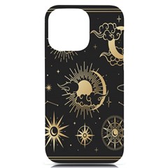 Asian-set With Clouds Moon-sun Stars Vector Collection Oriental Chinese Japanese Korean Style Iphone 14 Pro Max Black Uv Print Case by Bangk1t