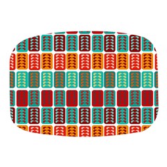 Bricks Abstract Seamless Pattern Mini Square Pill Box by Bangk1t
