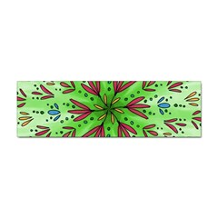 Flower Mandala Art Drawing Spring Background Sticker (bumper) by Bangk1t