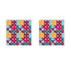 Background Pattern Texture Design Dots Wallpaper Cufflinks (square) by pakminggu