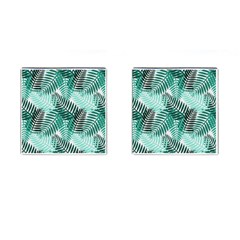 Background Pattern Texture Leaves Design Wallpaper Cufflinks (square) by pakminggu