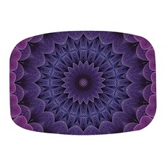 Shape Geometric Symmetrical Symmetry Wallpaper Mini Square Pill Box by Bangk1t