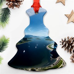 Futuristic City Fantasy Scifi Ornament (christmas Tree)  by Ravend