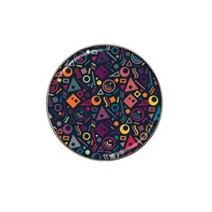 Doodle Pattern Hat Clip Ball Marker (4 Pack) by Grandong