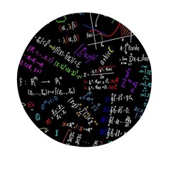 Mathematics  Physics Maths Math Pattern Mini Round Pill Box by Grandong