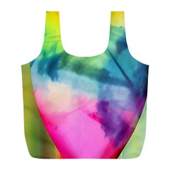Heart Design Full Print Recycle Bag (l) by Trending