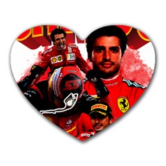 Carlos Sainz Heart Mousepad by Boster123