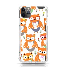 Cute-colorful-owl-cartoon-seamless-pattern Iphone 11 Pro Max 6 5 Inch Tpu Uv Print Case by pakminggu