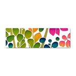 Plants Leaves Colorful Sticker Bumper (100 pack) Front