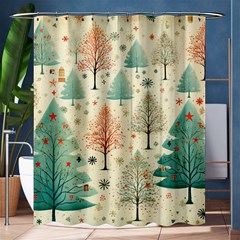 Christmas Tree Shower Curtain 60  X 72  (medium)  by pakminggu